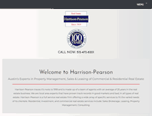 Tablet Screenshot of harrisonpearson.com